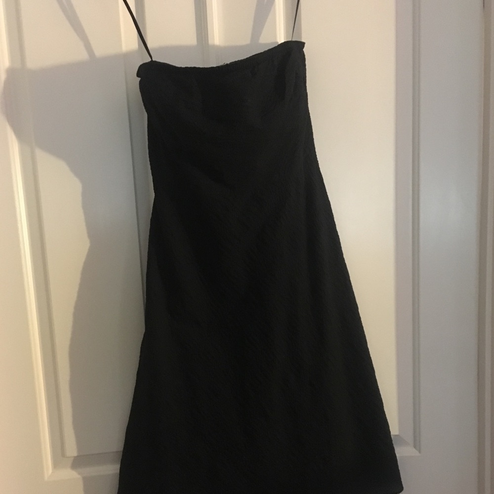 J. CREW BLACK AMIE MID-LENGHT DRESS SIZE 8